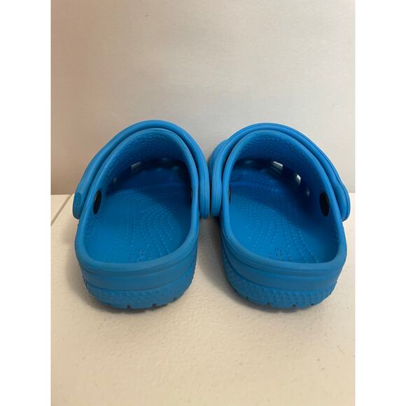 CROCS 2 pair children‎ size 6 Blue pair and Shark gray/black EUC - Picture 11 of 16